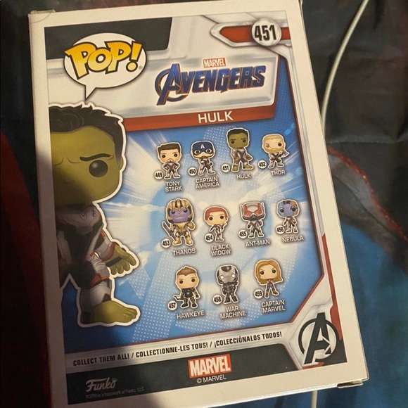 Marvel Avengers: Endgame Hulk Funko Pop #451 - Picture 4 of 5